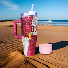 CUSTOM Bling 30/40 oz Tumbler With Free Tumbler Base Cover