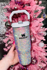 Custom Top Handle Bling 30 oz Tumbler