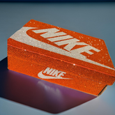 Custom Crystal Bling Shoe Box