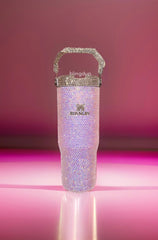 Custom Top Handle Bling 30 oz Tumbler