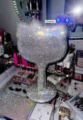 Crystal Hello Kitty LED Vanity Mirror