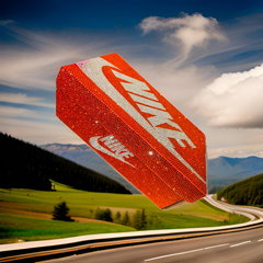 Custom Crystal Bling Shoe Box