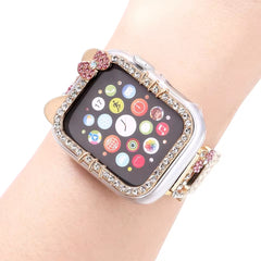 Bling Cartoon Style Watch Cover and Strap with Rhinestones