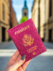 Bling Passport Cover