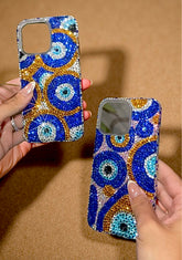Bling Off Evil Eye Crystal Phone Case