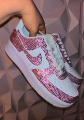 Crystalized Sneakers in Bling