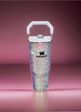 Custom Top Handle Bling 30 oz Tumbler