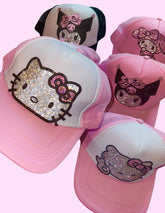 Cute Cartoon Style Rhinestone Bling Hat