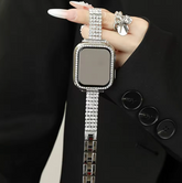 Ice Link Crystal Apple Watch Band + Case