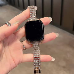 Ice Link Crystal Apple Watch Band + Case