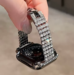 Ice Link Crystal Apple Watch Band + Case