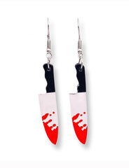 Horror Knife Earrings