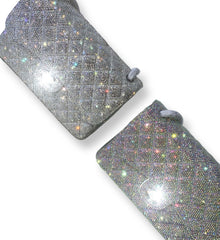 Crystalized Quilted Purse