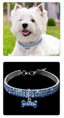 Bling Bone Pet Collar