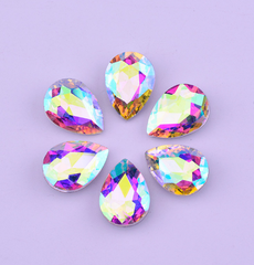 Tear Drop 3D Stones