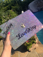 Crystal Laptop Cover with Name