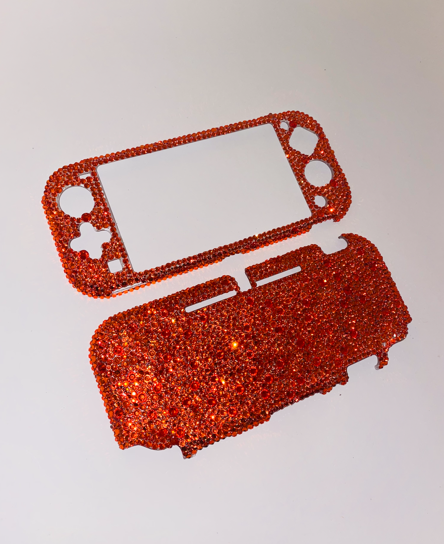 Nintendo switch online case glitter