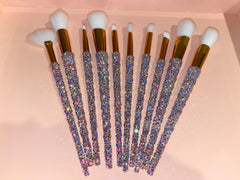 Crystal Makeup Brush Set