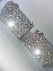 Crystalized Quilted Purse
