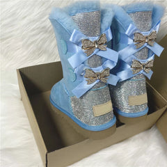 Bling Bow Boots