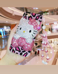 Cheetah Bling Hello Kitty Case
