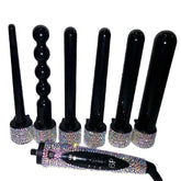 Crystal Bling Hair Wand Curler Set