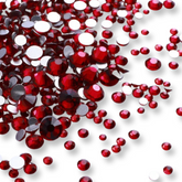 DEEP RED Flatback Stones