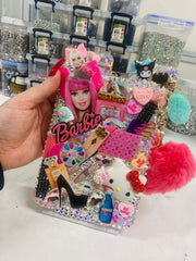 3D Bling Compact Vanity Mirror