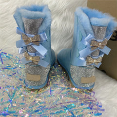 Bling Bow Boots