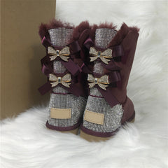 Bling Bow Boots