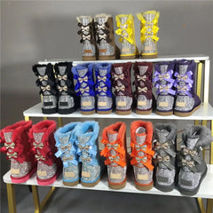 Bling Bow Boots