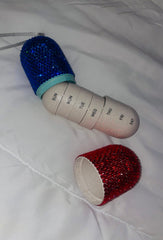 Crystalized Pill Container