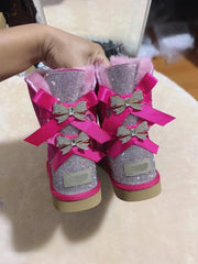 Bling Bow Boots
