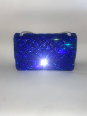 Crystalized Quilted Purse