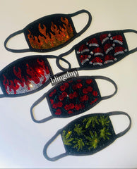 Crystalized Face Mask