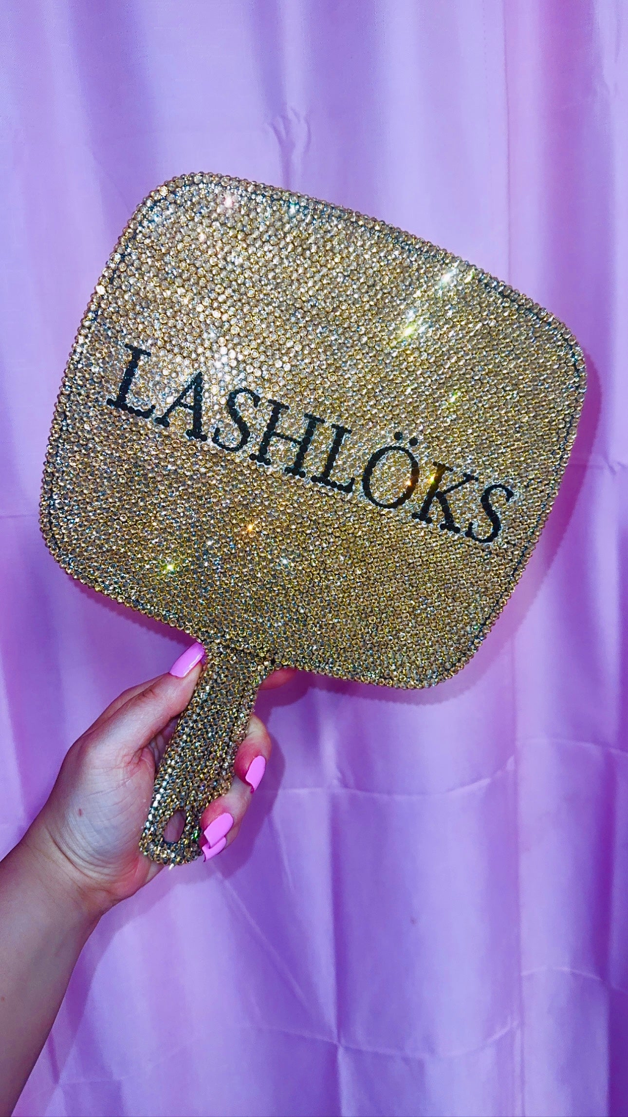 Crystal Handheld Custom Mirror