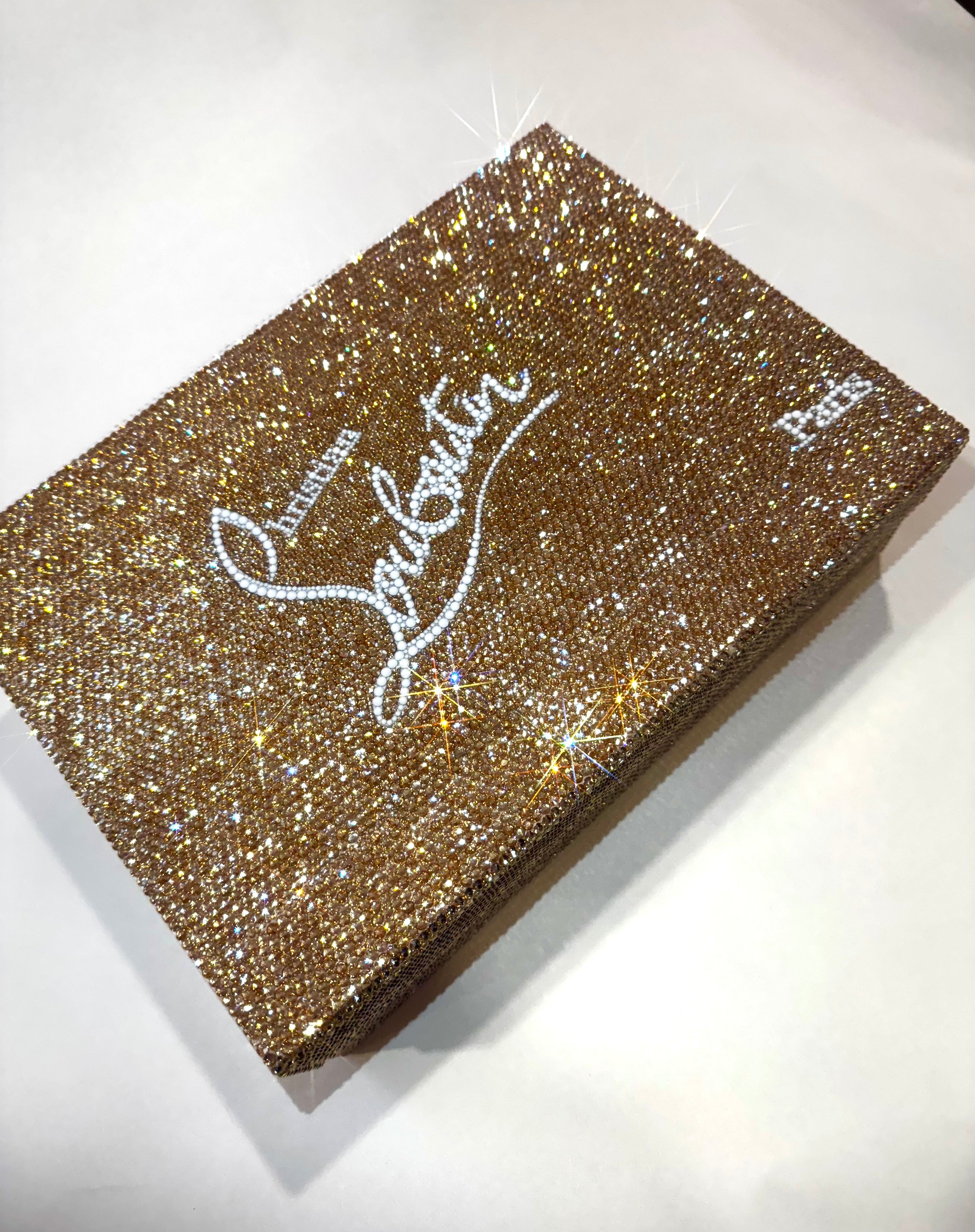 Custom Crystal Bling Shoe Box