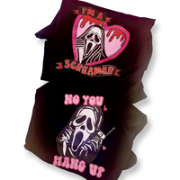No You Hang Up & I'm A Screamer Ghostface Tops
