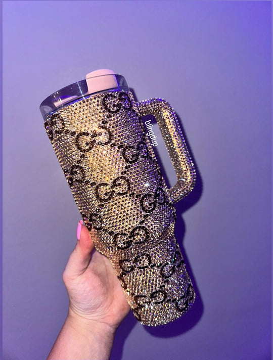 Custom Bling Stainless Steel 40 oz Tumbler