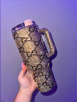 Custom Bling Stainless Steel 40 oz Tumbler