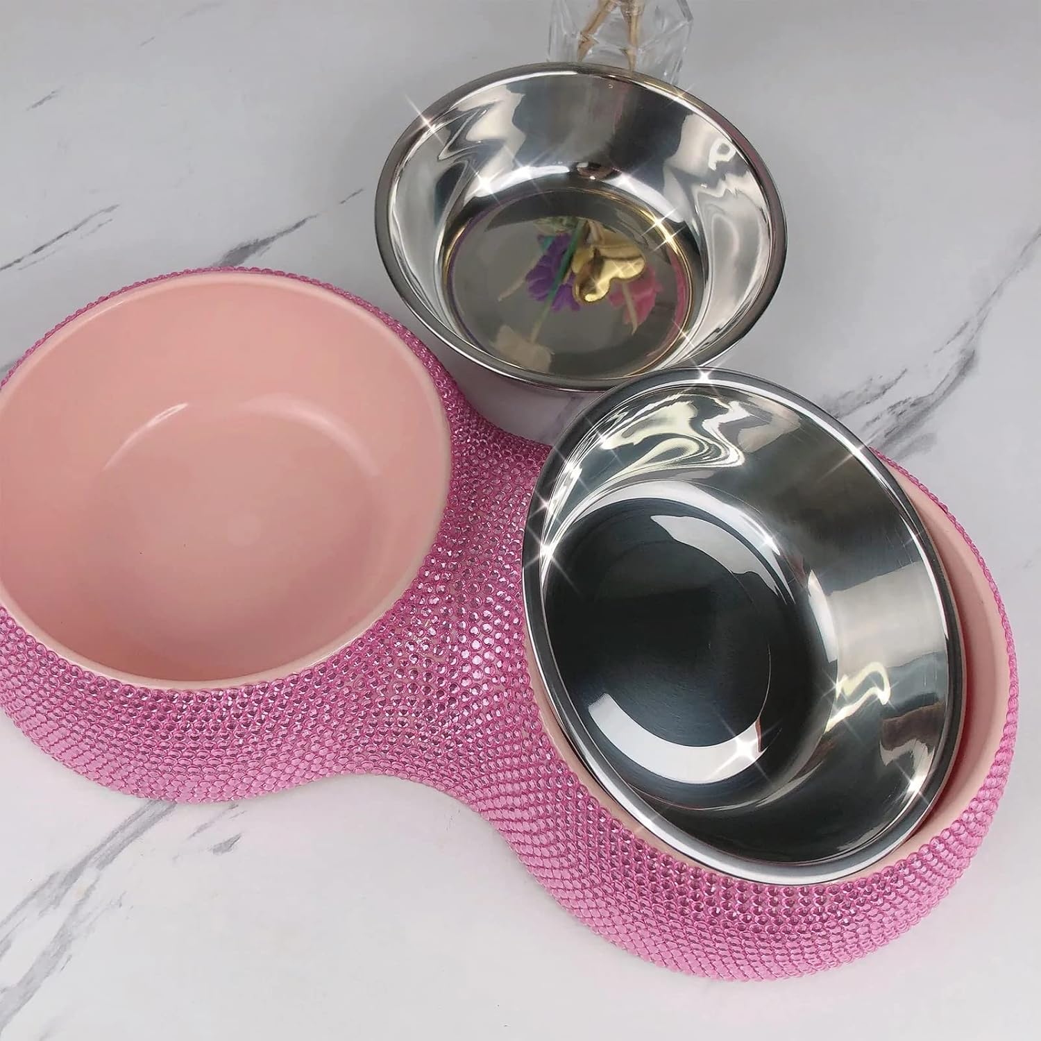 Crystal Bling Pet Bowl