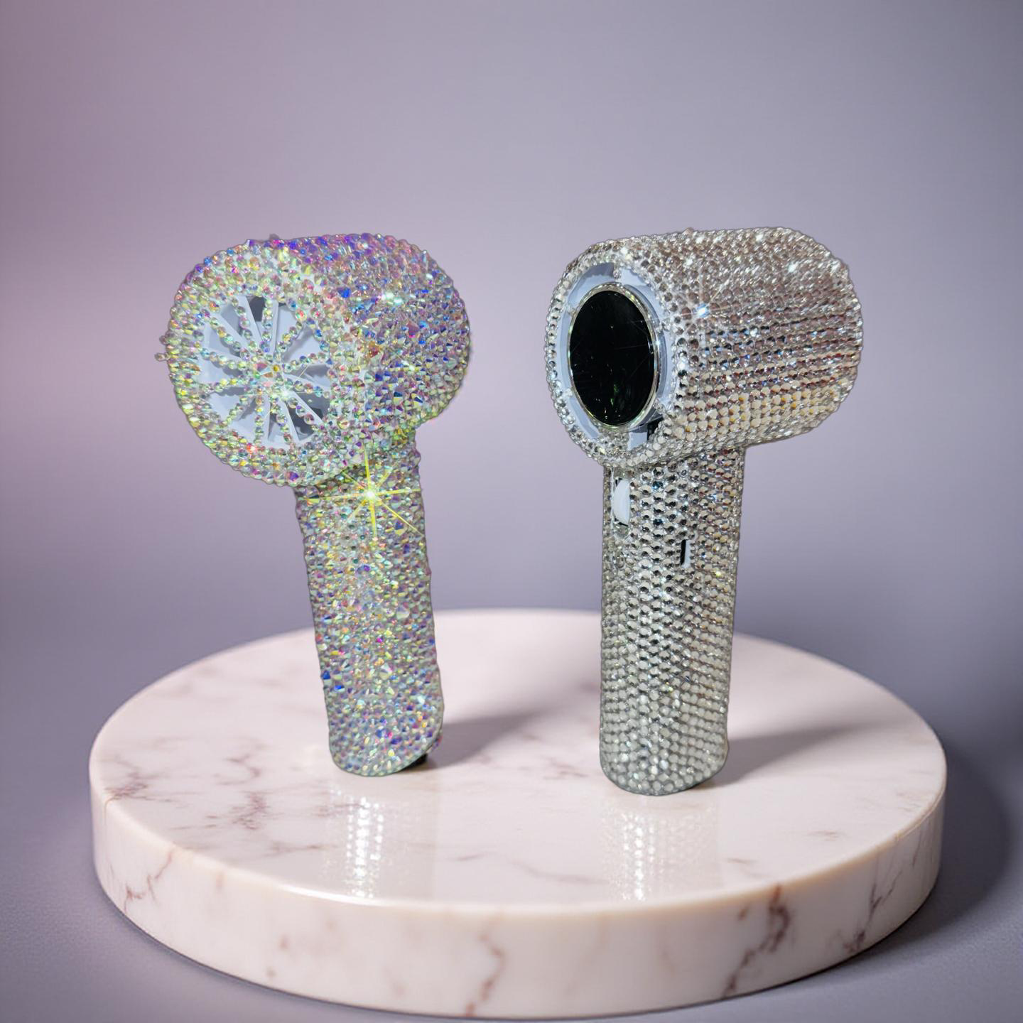 Ice-Tech Crystal Hand Fan