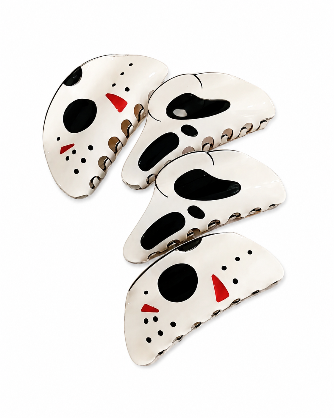 Horror Friends Hair Claw Clips