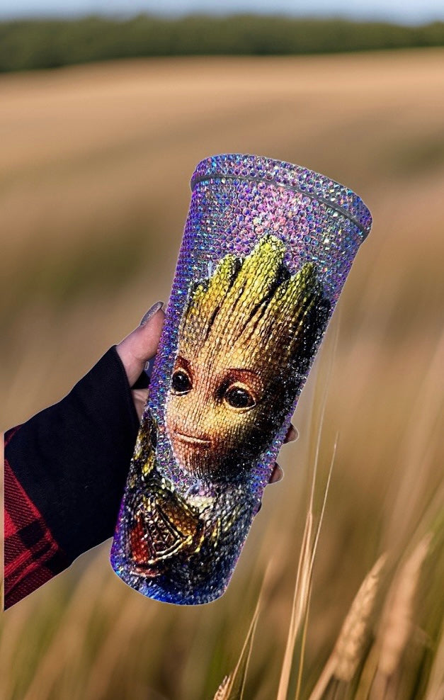 Custom Crystal Bling Tumbler – Bling'd Up