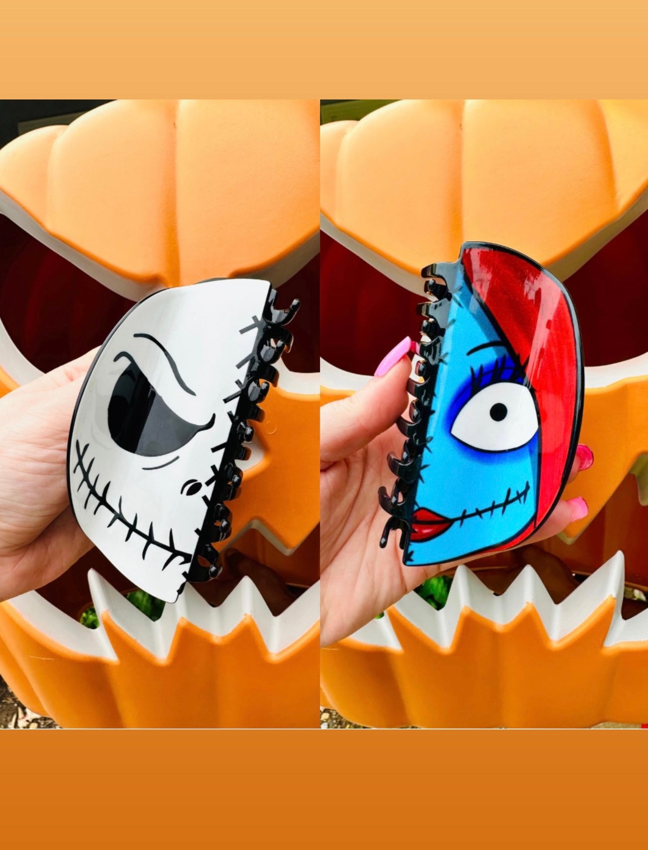 Jack & Sally Hair Clip