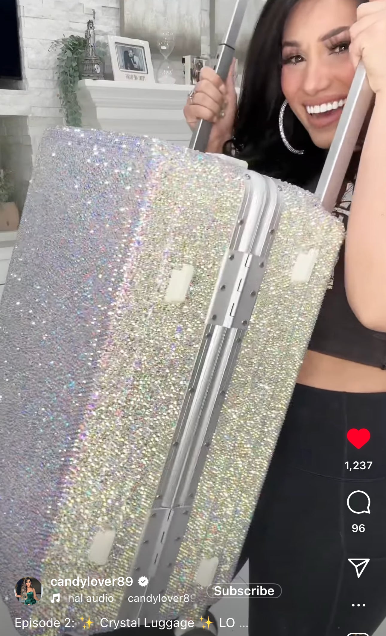 Crystal Bling Suitcase