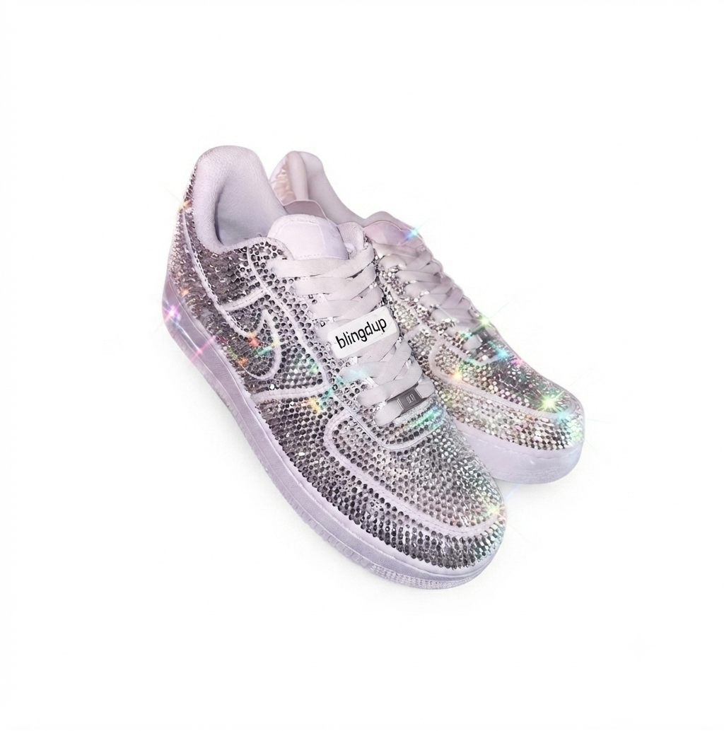 Crystalized Sneakers in Bling