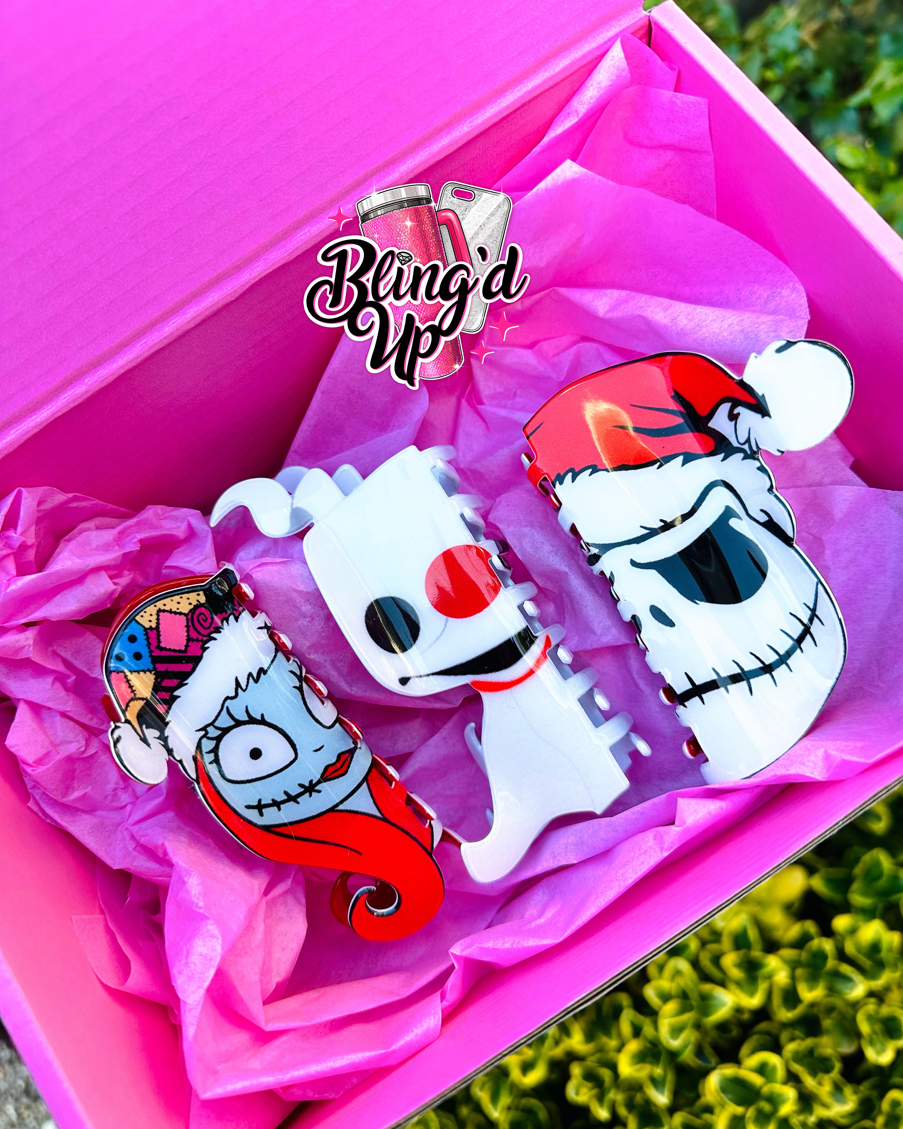 NIGHTMARE BEFORE CHRISTMAS HAIR CLIP BUNDLE PACK