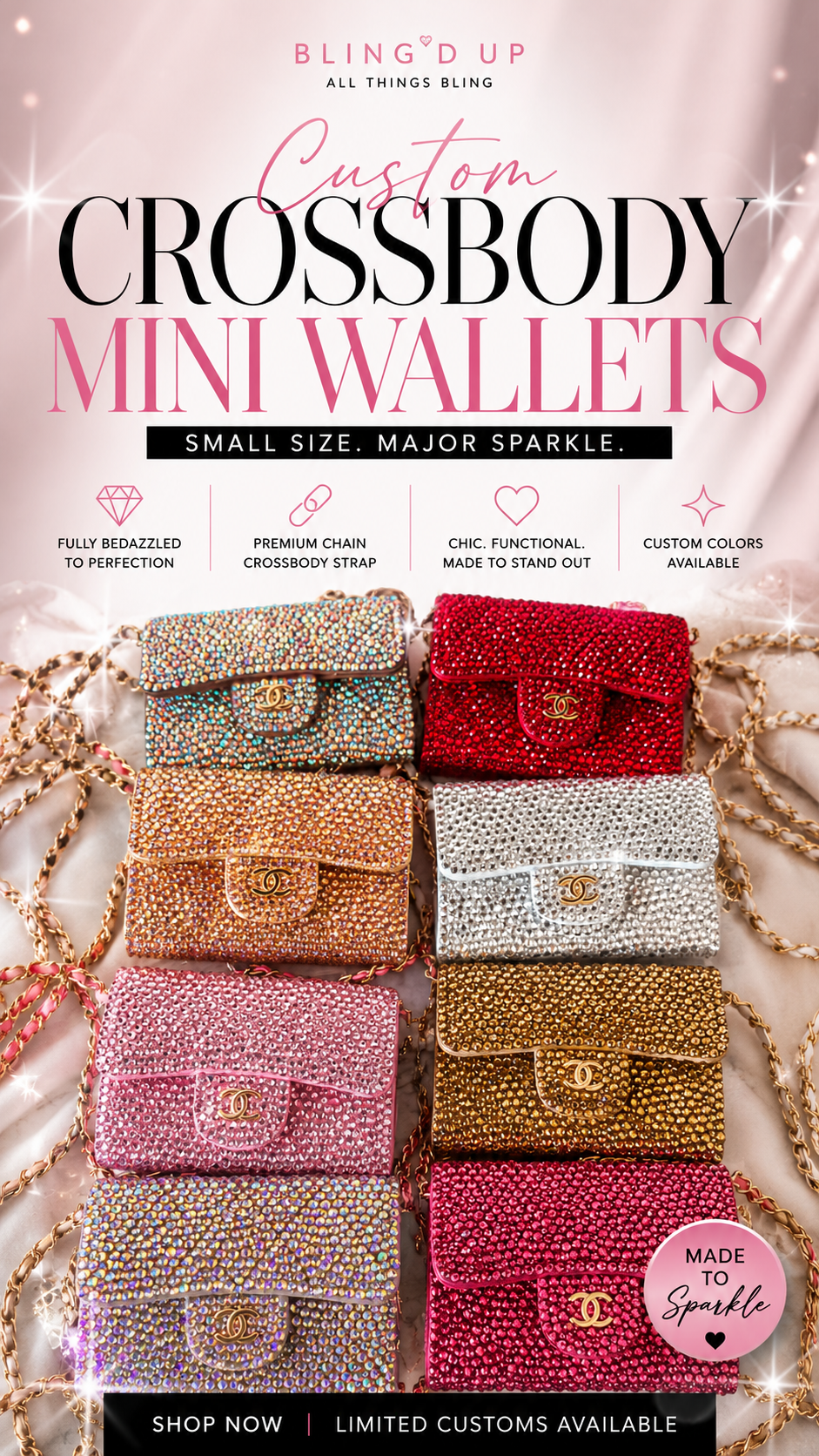 Crossbody Bling Mini Bag