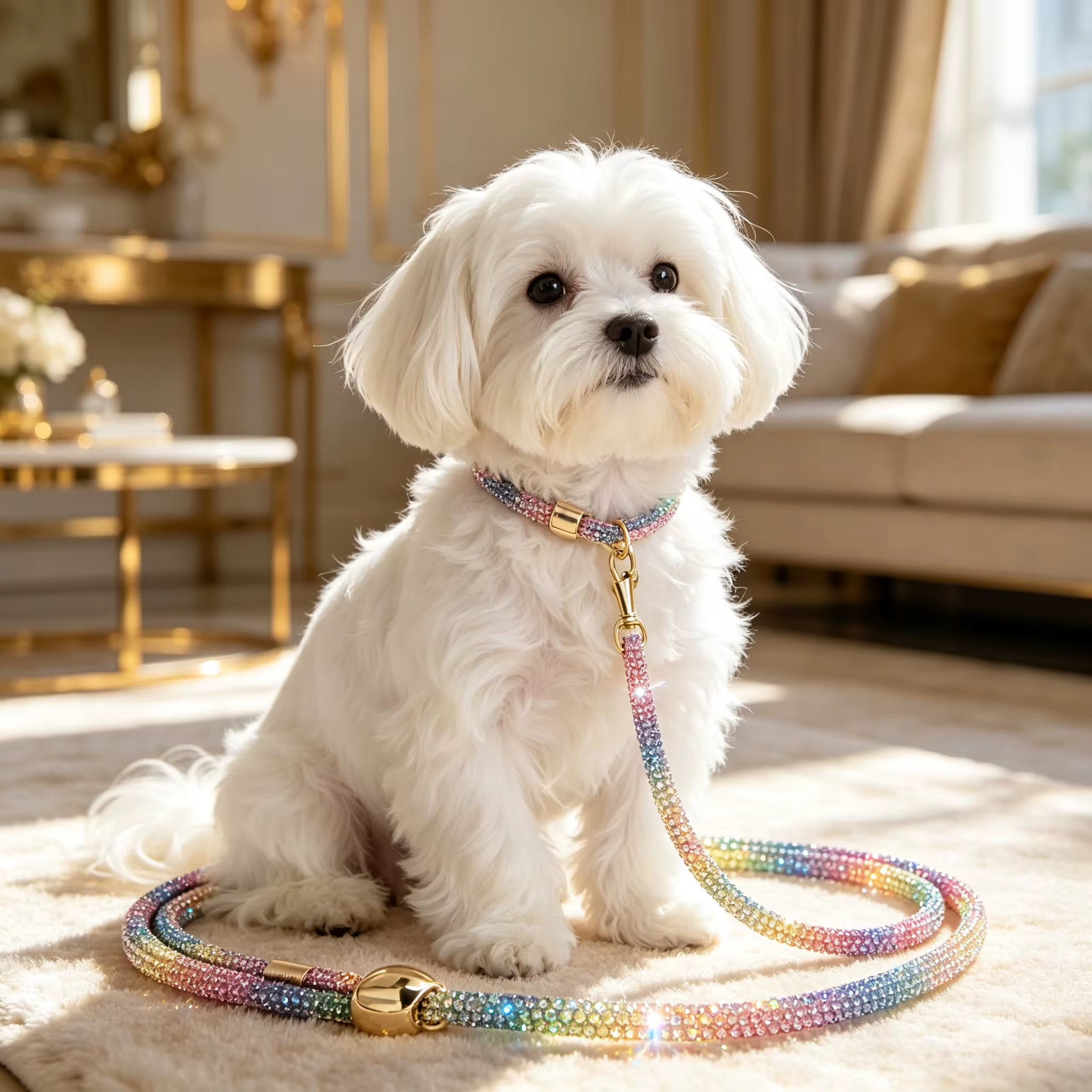 Luxury Rhinestone Bling Pet Leash